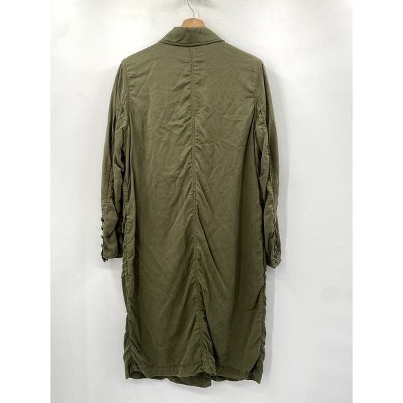 Free people Army Green Lightweight trench Coat - Picture 7 of 8